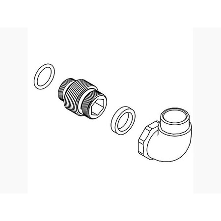 Kohler Supply Elbow Kit 1301517-CP